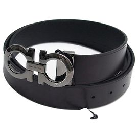 Cintura reversibile Salvatore Ferragamo Nero Marrone scuro