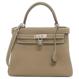 Hermès-Hermès Kelly 28-Brown
