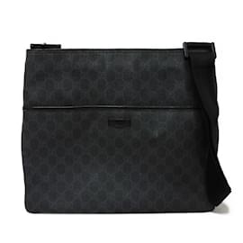 Gucci-Gucci Medium GG Supreme Messenger Bag-Black
