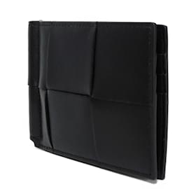 Bottega Veneta-Bottega Veneta Bi-fold Wallet Cassette Money Clip-Black