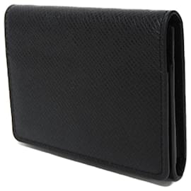 Louis Vuitton-Louis Vuitton Taiga Leather Card Case-Black