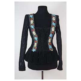 Dolce & Gabbana-2002 Iconic vintage Dolce and Gabbana (D&G) 2002 Dirndl Floral Corset-Multiple colors