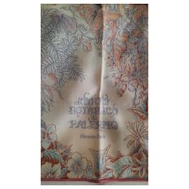 Hermès-Hermès, Shawl 140X140 cm - 70% Cashmere 30% Silk-Multiple colors