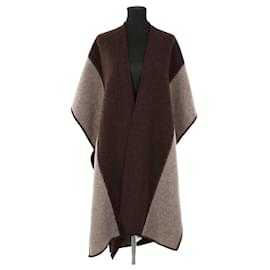 Gerard Darel Brown wool poncho Brown