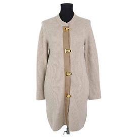 Tory Burch Beige Wollweste Beige