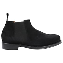 Autre Marque-Jalan Sriwijaya Suede Side Gore Boots in Black, Size 38 EU, 99010-Black