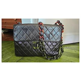 Chanel-Classic Chanel Jumbo-Dark brown