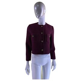 Giacca Ba&Sh Meredith in tweed viola scuro Viola scuro