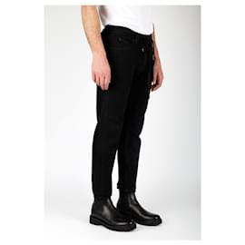 Off White-Off-White Main Label Jeans - '10s-Black