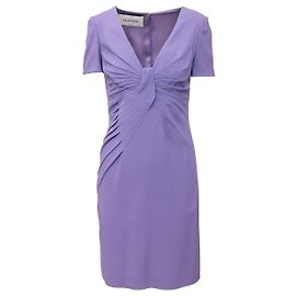 Valentino Garavani Robe Valentino à col en V - années 10 Violet