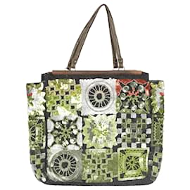 Vintage Jamin Puech Fully Beaded Sequined Colorful Bag