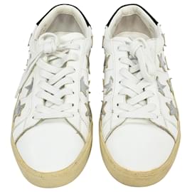 Saint Laurent- Saint Laurent Court Classic SL/06 Sneakers in White Leather-White,Cream