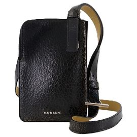 Sling Crossbody - Alexander McQueen - Pelle - Nero Nero