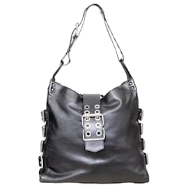 Dolce & Gabbana-Dolce & Gabbana Buckled Shoulder Bag - '00s-Black