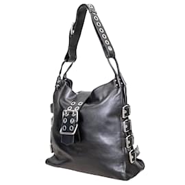 Dolce & Gabbana-Dolce & Gabbana Buckled Shoulder Bag - '00s-Black