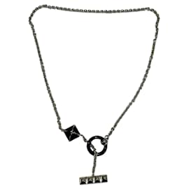 Hermès-Hermès Medor XO Necklace - '20s-Black