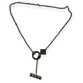 Hermès-Hermès Medor XO Necklace - '20s-Black