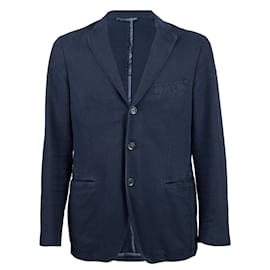 Autre Marque-Altea Cotton Blazer - '00s-Blue