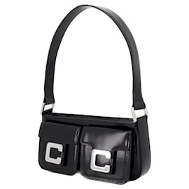 Autre Marque-Mimi Shoulder Bag - Carel - Leather - Black-Black