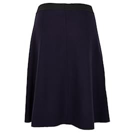 Lanvin-Lanvin Knee-length Skirt - '00s-Blue,Navy blue