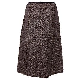 Tory Burch Sequin Embellished Wool Skirt - '10s Purple