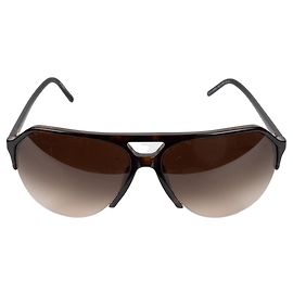 Dolce & Gabbana Stefano Aviator Sunglasses - '10s Brown