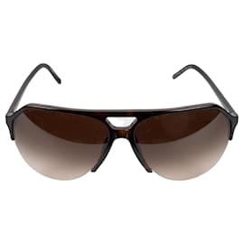Dolce & Gabbana-Dolce & Gabbana Stefano Aviator Sunglasses - '10s-Brown