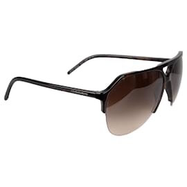 Dolce & Gabbana-Dolce & Gabbana Stefano Aviator Sunglasses - '10s-Brown