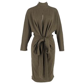 Robe pull ceinturée Tom Ford en cachemire vert Marron Rouge