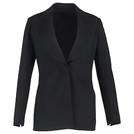 The row-The Row Single-Breasted Blazer in Black Wool-Black