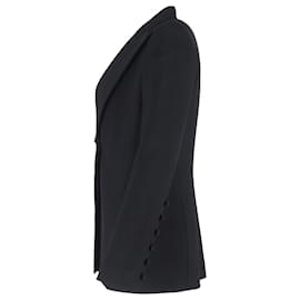 The row-The Row Single-Breasted Blazer in Black Wool-Black