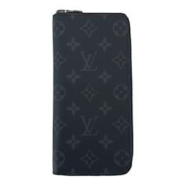 Louis Vuitton-Louis Vuitton Monogram Eclipse Zippy Wallet-Black