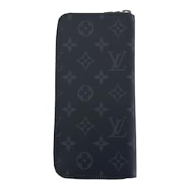 Louis Vuitton-Louis Vuitton Monogram Eclipse Zippy Wallet-Black