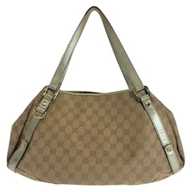 Gucci-Gucci Abby Beige Shoulder Bag-Beige