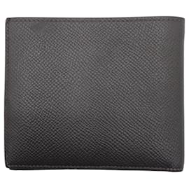 Hermès-Hermes Brown Epsom Leather Bi-fold Wallet-Brown