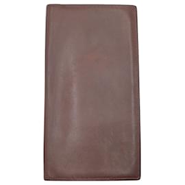 Hermès-Hermes Citizen Twill Camel Brown Leather Billfold Bi-fold Wallet-Brown,Camel