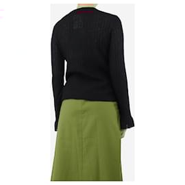 Ulla Johnson-Black alpaca-blend sweater - size S-Black