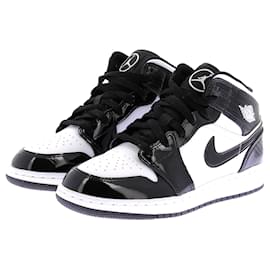 Autre Marque-JORDAN Trainers T.EU 38.5 Patent leather-Black