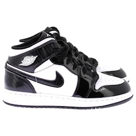 Autre Marque-JORDAN Trainers T.EU 38.5 Patent leather-Black