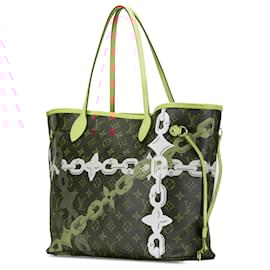 Louis Vuitton-Louis Vuitton Brown Monogram Bay Neverfull MM-Brown