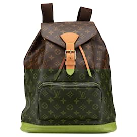 Louis Vuitton-Louis Vuitton Brown Monogram Montsouris MM-Brown