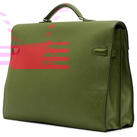Hermès-Hermès Rouge Togo Kelly Depeches 38-Rouge