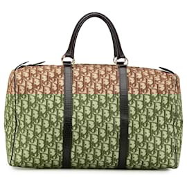 Dior-Dior Brown Diorissimo Trotter Canvas Boston-Brown