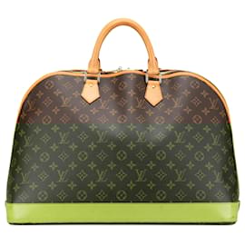 Louis Vuitton-Louis Vuitton Brown Monogram Alma Voyage MM-Brown
