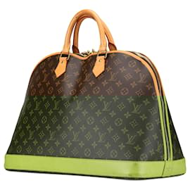 Louis Vuitton-Louis Vuitton Brown Monogram Alma Voyage MM-Brown