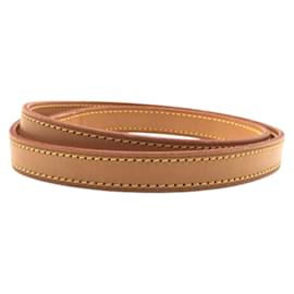 Louis Vuitton-Louis Vuitton Brown Leather Shoulder Strap-Brown