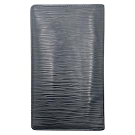 Louis Vuitton-Louis Vuitton Epi Leather Long Bill Wallet-Black