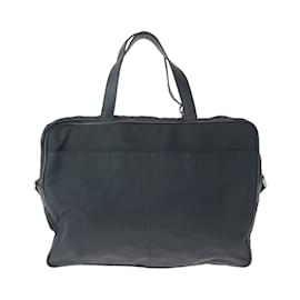 Prada-Prada Tessuto Triangle Logo Plate Shoulder Bag-Black