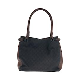 Gucci-Gucci Brown GG Canvas Tote Bag-Brown