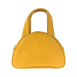 Yves Saint Laurent-Yves Saint Laurent Vintage Yellow Nylon Handbag-Yellow